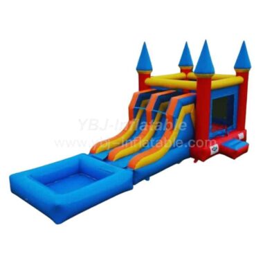 T2-8005 Inflatable Castle Slide & Pool