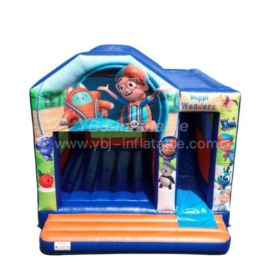 T2-8111 Blippi Wonders Bouncy Castle With Slide