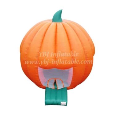 T4-34 Funny Giant Inflatable Pumpkin Bouncer /Halloween Inflatable Jumping Castle With Blower For Kids