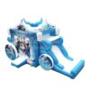 T5-002B Disney Frozen Carriage Combo Elsa Castle Jumping House With Slide