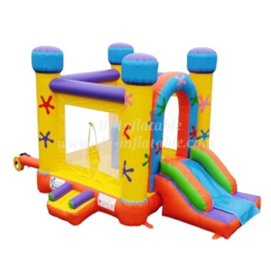 T5-004 Children'S Bouncy Castle With Slide Commercial Inflatable Combo