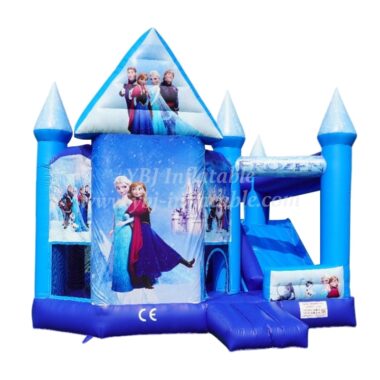 T5-1000 Inflatable Frozen Combo Moonwalk Elsa Frozen Bounce House