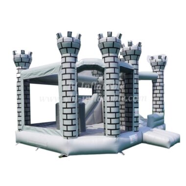 T5-1001 Kids Inflatable Combo Castle With Slide Bounce House Jumping Catsle