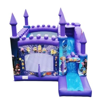 T5-673B Minion theme bouncy castle with slide