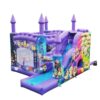 T5-673B Minion theme bouncy castle with slide - Image 3