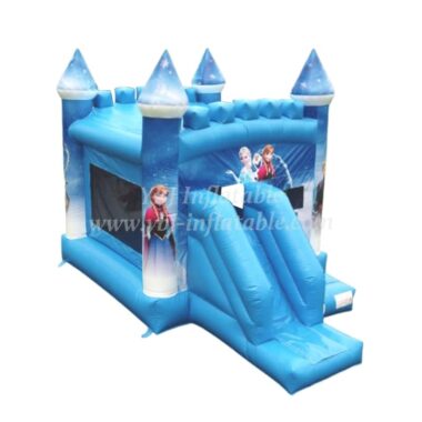 T5-701B Frozen Castle Disney'S Frozen Combo Elsa'S Palace Inflatable Bouncer