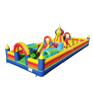 T6-126 Giant Inflatable Park Commercial Inflatable Fun City Obstacle Courses