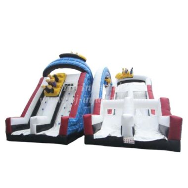 T6-333 Inflatable Slides Roller Coaster Giant Slide