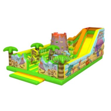 T6-507 Jungle Theme Giant Inflatable Playground For Kids