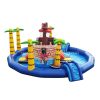 T6-607 Pirate Themed Mobile Water Park Inflatable Pool With Slides For Kids Party Events - Image 2