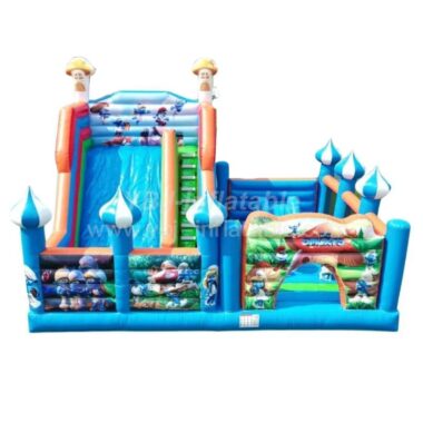 T6-847 The Smurfs Bouncy Castle