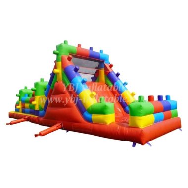 T7-317B Lego Inflatable Obstacles Courses