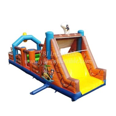 T7-568 Pirate Theme Inflatable Obstacle Course Party For Team Events