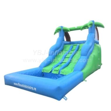 T8-1149 Jungle Inflatable Slides With Water Pool