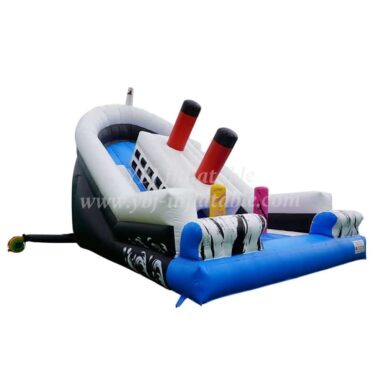 T8-1357 Titanic Ship Inflatable Dry Slide