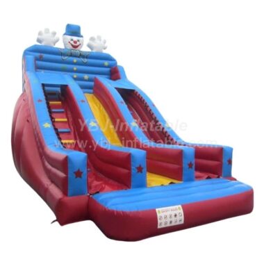 T8-1378 Happy Clown Jumping Inflatable Slides For Kids