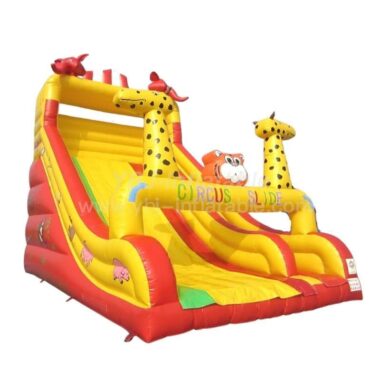 T8-1409 Jungle Theme Inflatable Giant Slide