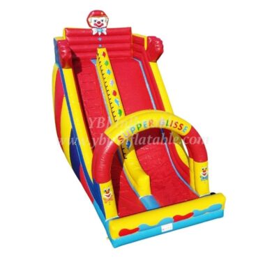 T8-1411 Residential Birthday Clown Inflatable Slide