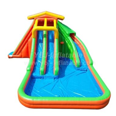 T8-1423 Large Three-Slide Inflatable Water Slide