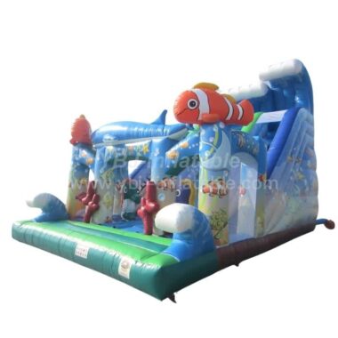 T8-1447 Undersea World Inflatable Slide