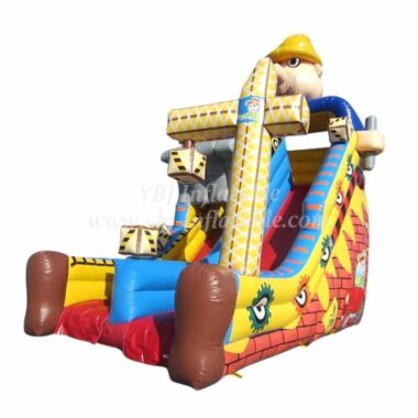 T8-1450 Bob The Builder Inflatable Slide