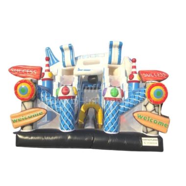 T8-1464 Airplane Space Themed Inflatable Slide