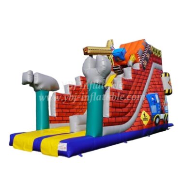 T8-1518 Inflatable Little Builders Slide