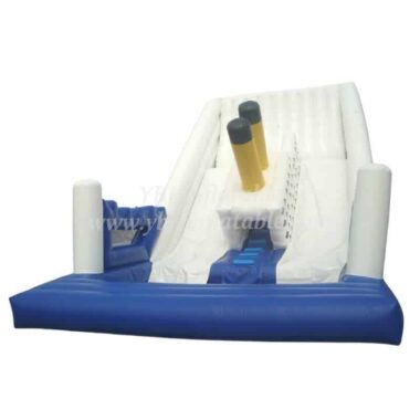 T8-176 Titanic Ship Inflatable Dry Slide