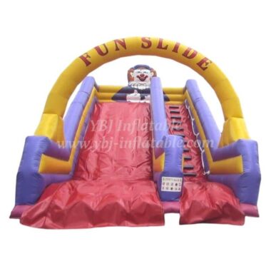 T8-207 Happy Clown Giant Inflatable Dry Slide