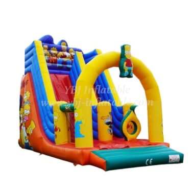 T8-2106 Superhero Inflatable Dry Slide Marvel The Avengers Slide