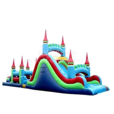 T8-216 Inflatable Slides Colorful Castle Slide