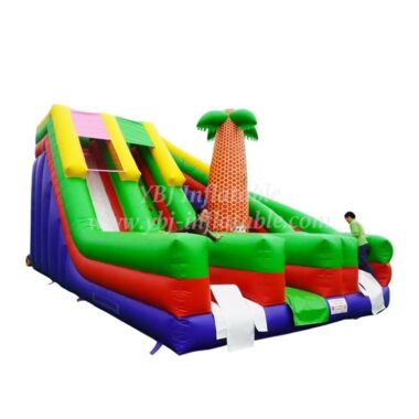 T8-348 Jungle Theme Inflatable Dry Slides