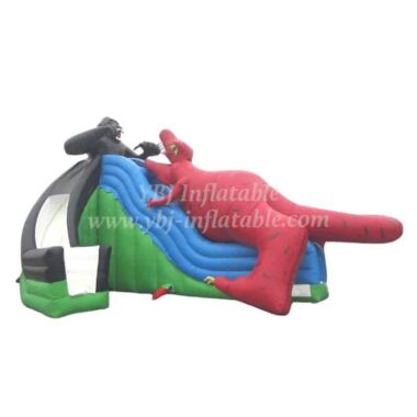 T8-376 Gorilla Dinosaur Inflatable Slide
