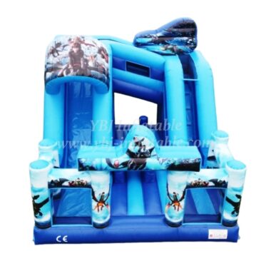 T8-3804 Train Your Dragon Inflatable Slide