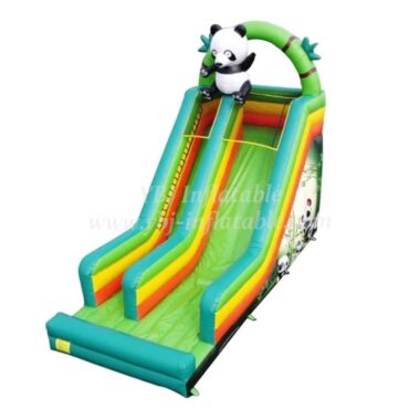 T8-3812 Giant Panda Slide Colorful Inflatable Slide For Party Events