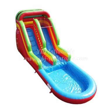T8-569 Commercial Slide With Water Pool For Kids Inflatable Slide