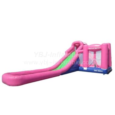 T8-573 Pink Long Size Inflatable Slide