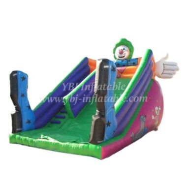 T8-744 Happy Clown Huge Inflatable Dry Slide