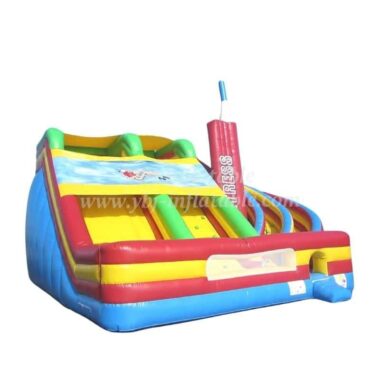 T8-985 Giant Inflatable Slide Rocket Space Slide For Kids Adults