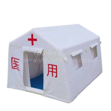 Tent1-4718 Portable Inflatable Medical Shelter With Clear Windows For Emergency Response