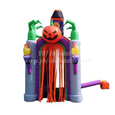 Arch2-358 Inflatable Halloween Arch With Pumpkin