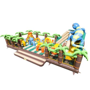 H3-0206 Zoo themed inflatable giant park