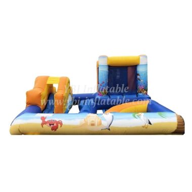 H3-1302 Inflatable Funcity  jumping bouncy Obstacle inflatable  playground