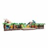 H3-1303 Tropical rainforest themed giant lizard inflatable park - Image 2