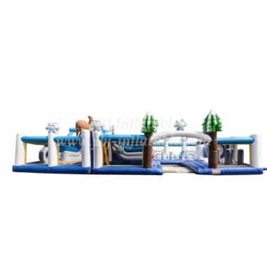 H3-1307 Antarctic theme park giant inflatable park