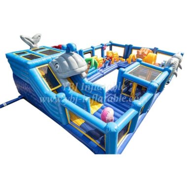 H3-1310 Marine theme children’s giant inflatable park