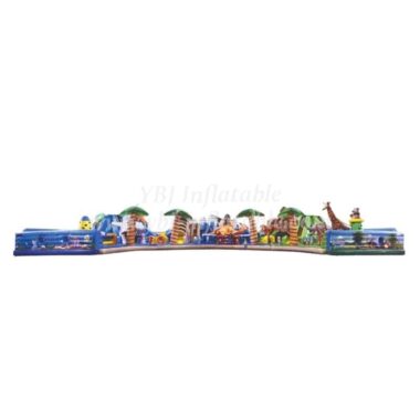 H3-1312 Ocean and grassland inflatable castle children's giant inflatable park