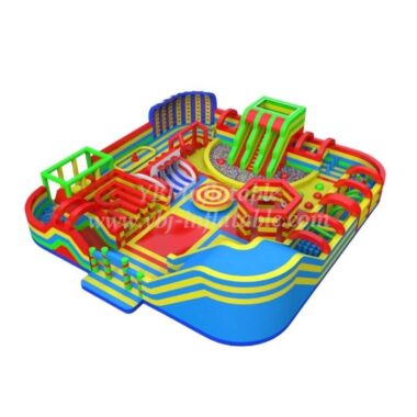 H3-1316 Inflatable Funcity  jumping bouncy Obstacle inflatable outdoor playground