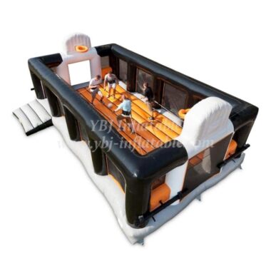 H5-0217 Inflatable football basketball game