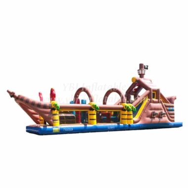 H5-3312 Pirate Ship  Bounce house obstacle course